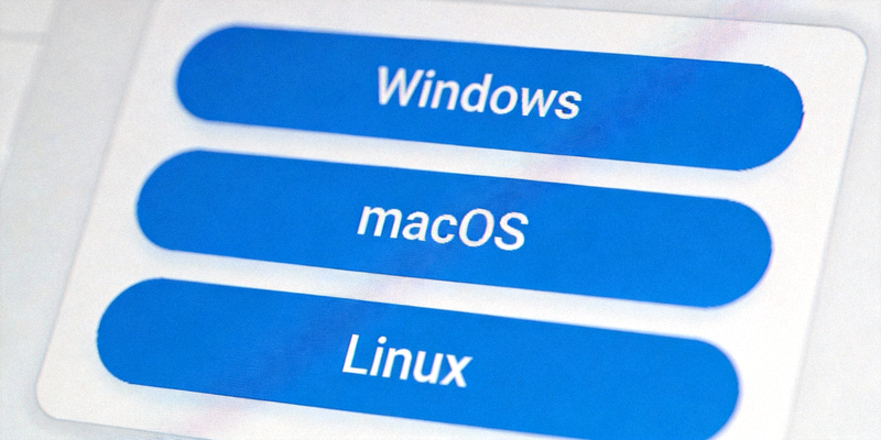 Telegram官网下载按钮特写截图，显示Windows、macOS和Linux选项